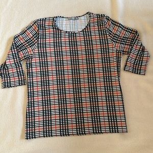 Trend Collection plaid top